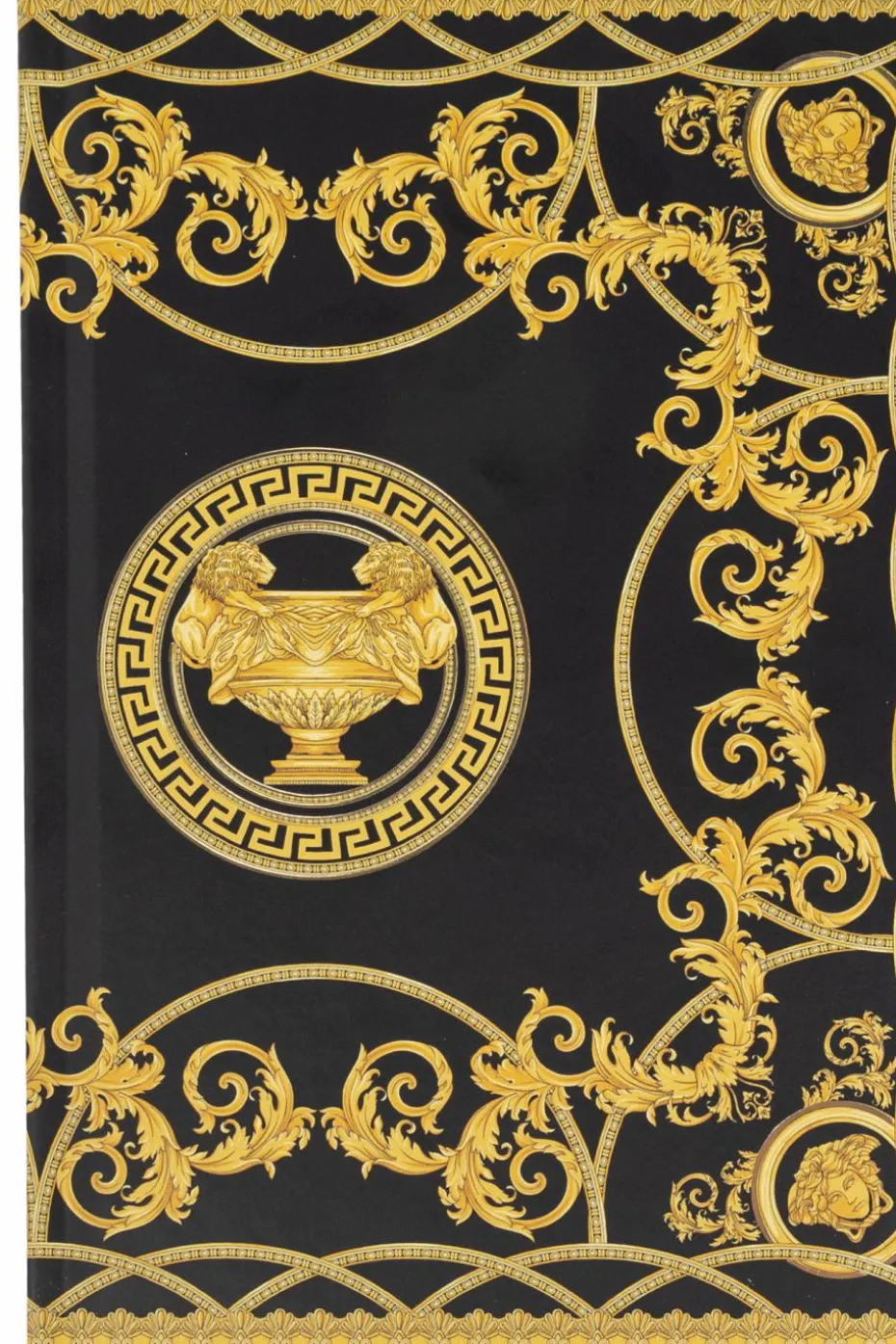 Versace Home CZARNY Notes z nadrukiem `La Coupe Des Dieux`