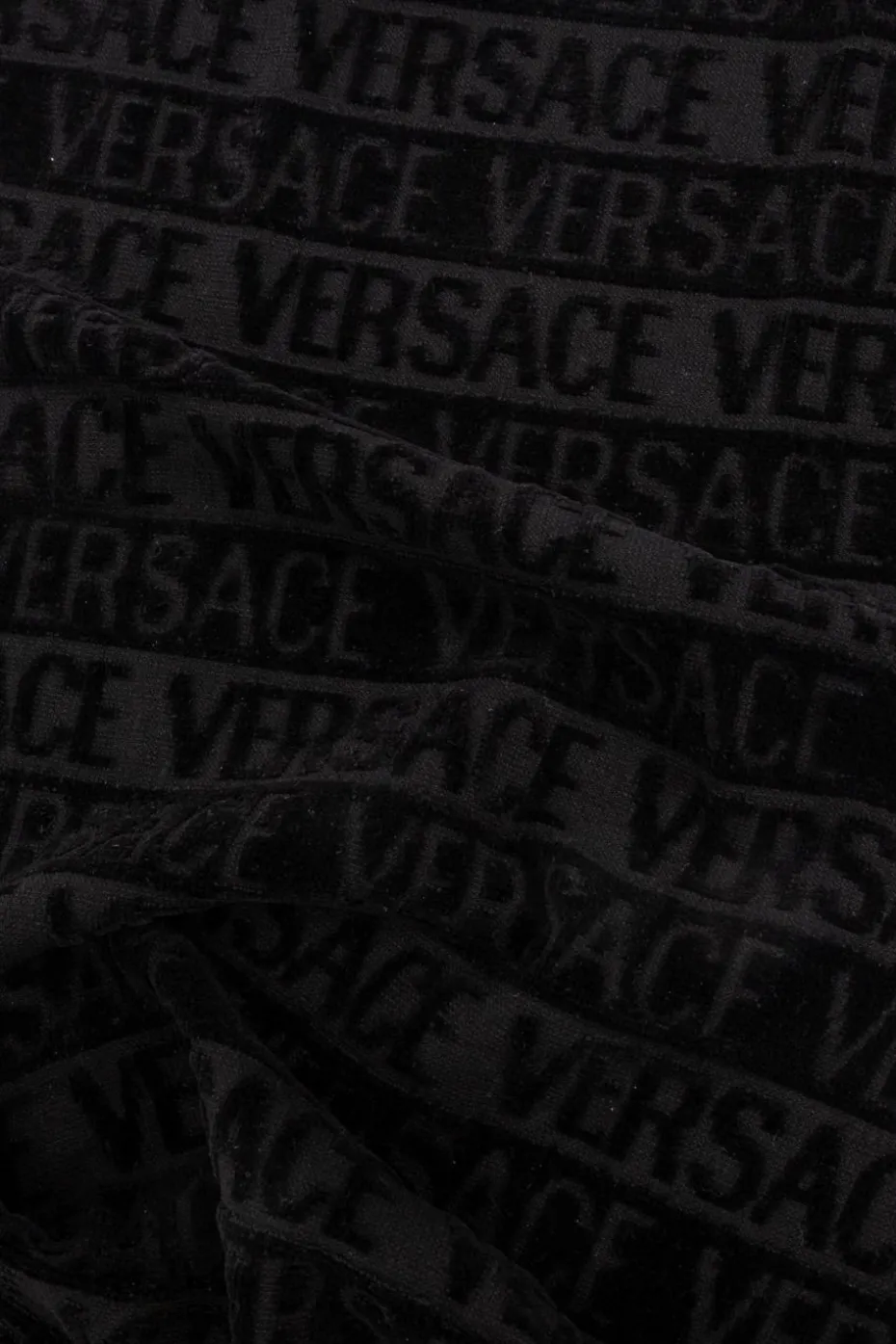 Versace Home CZARNY Ręcznik z logo