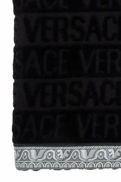 Versace Home CZARNY Ręcznik z logo