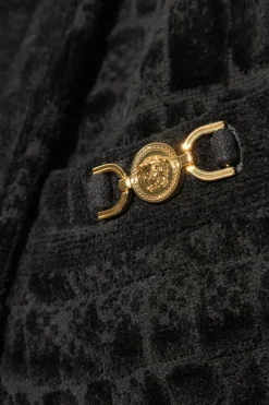 Versace Home CZARNY Szlafrok logo