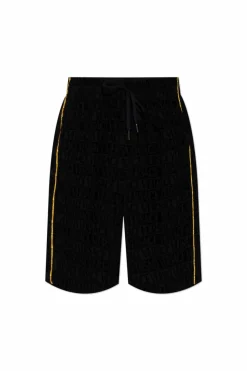 Versace Home CZARNY Szorty z logo