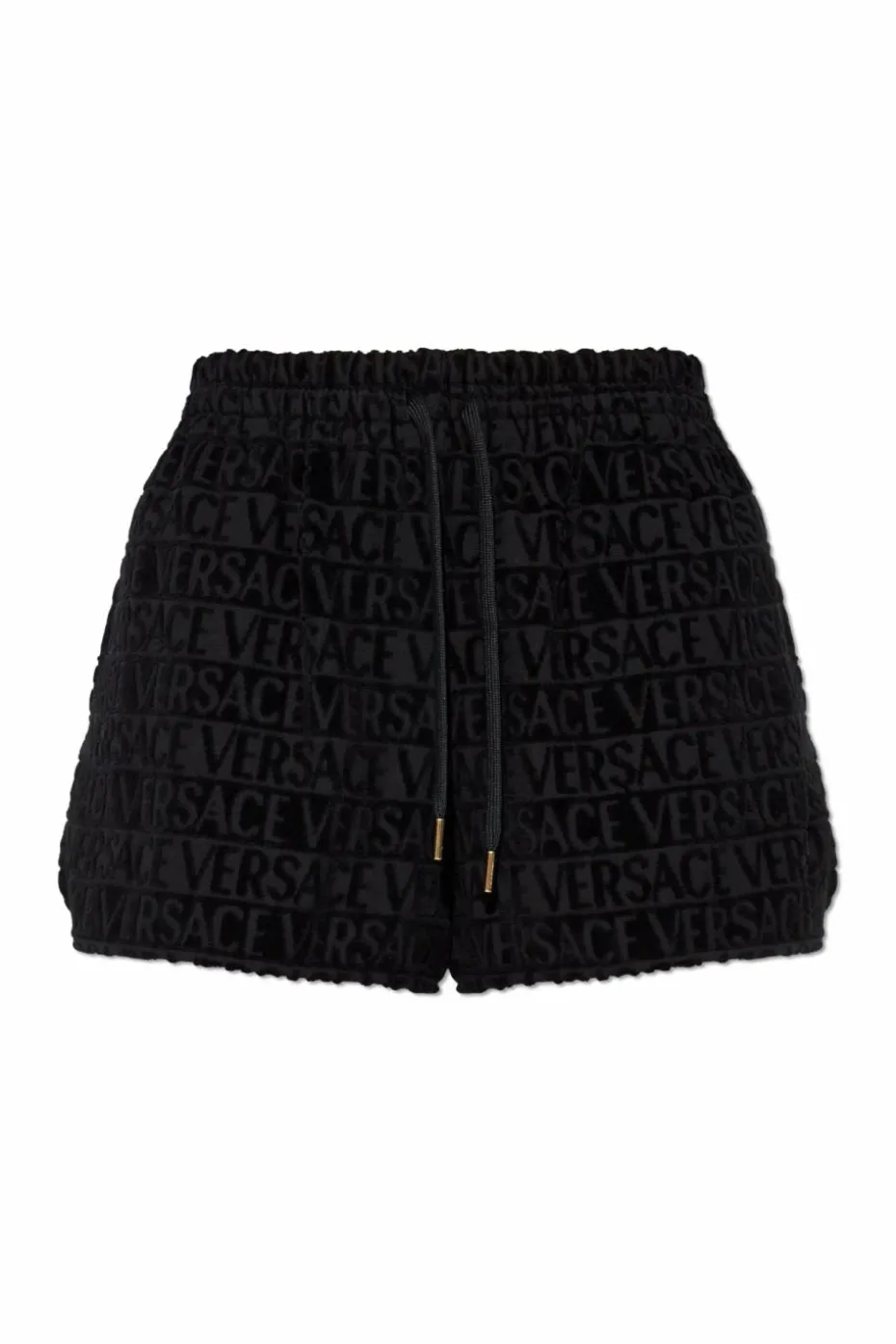 Versace Home CZARNY Szorty z logo