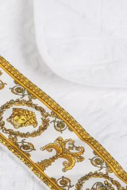 Versace Home Kids BIAŁY Dziecięcy ręcznik z kapturem