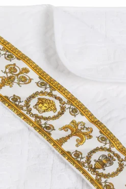 Versace Home Kids BIAŁY Dziecięcy ręcznik z kapturem