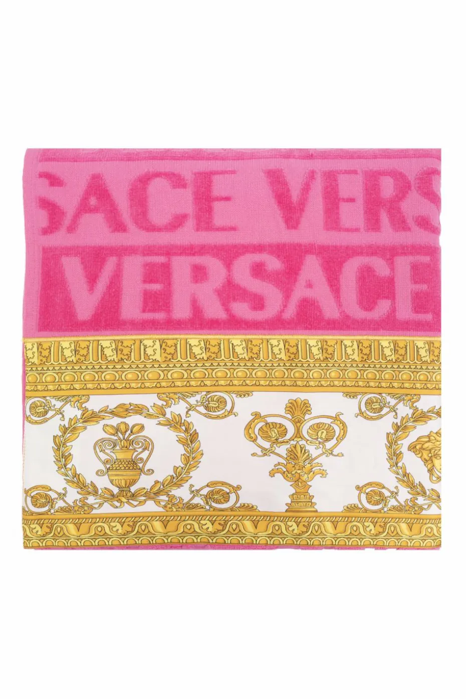 Versace Home RÓŻOWY Bawewłniany ręcznik do rąk