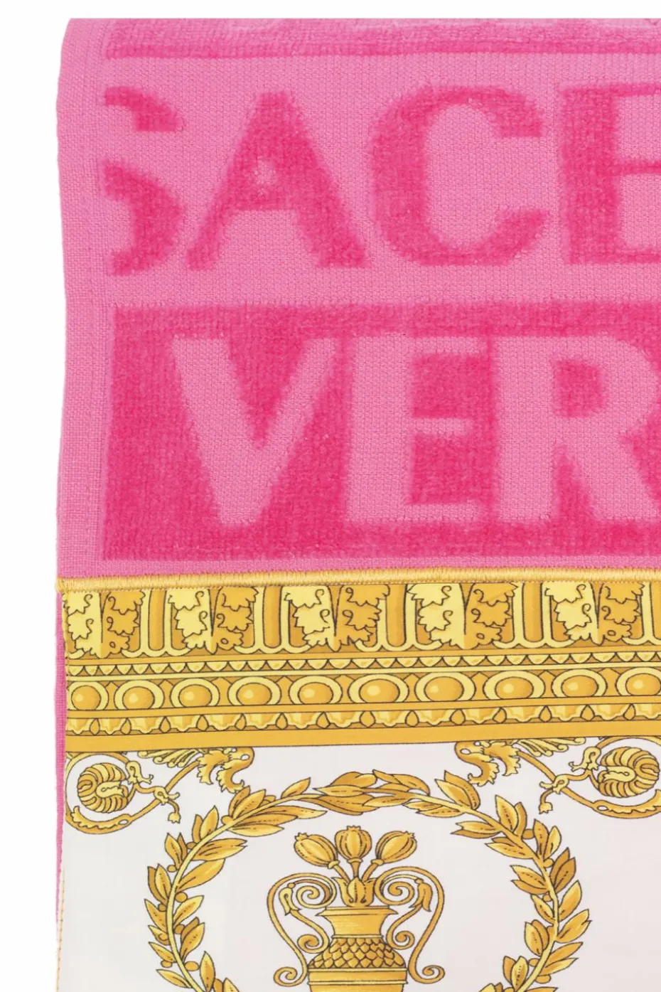 Versace Home RÓŻOWY Bawewłniany ręcznik do rąk