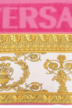 Versace Home RÓŻOWY Bawewłniany ręcznik do rąk