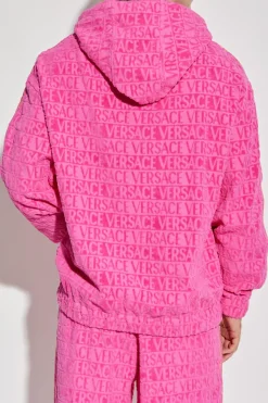 Versace Home RÓŻOWY Bluza z kapturem