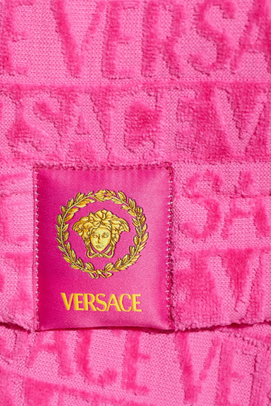 Versace Home RÓŻOWY Bluza z kapturem