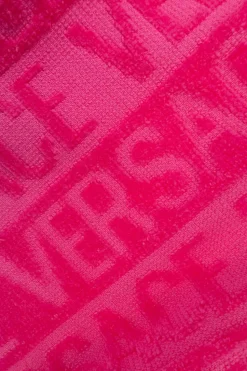 Versace Home RÓŻOWY Ręcznik z logo