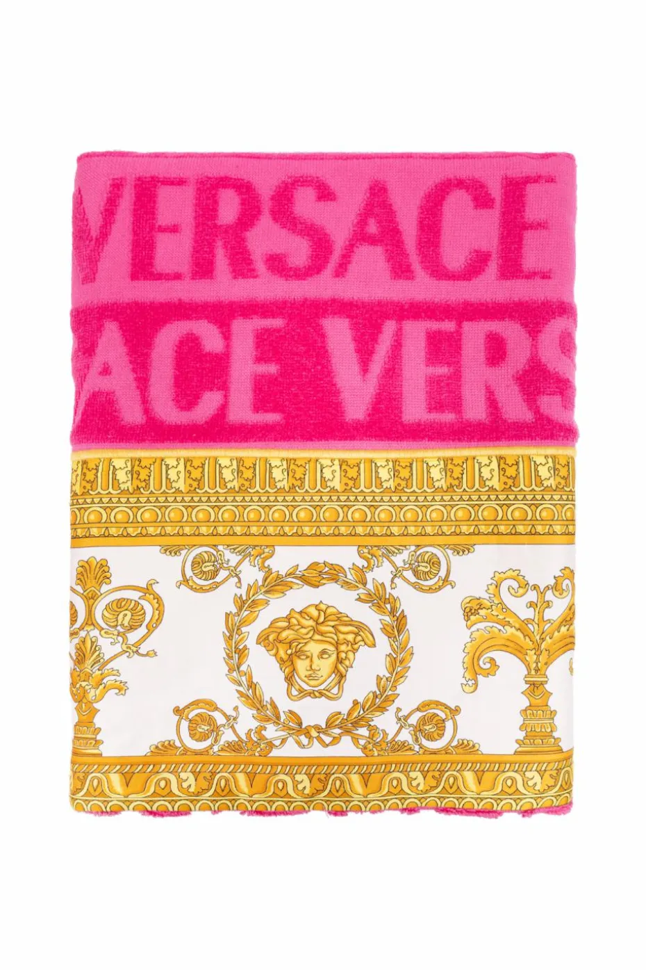 Versace Home RÓŻOWY Zestaw pięciu ręczników