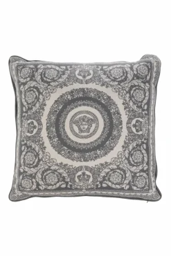 Versace Home SZARY Poduszka ze wzorem ‘Crete de Fleur’