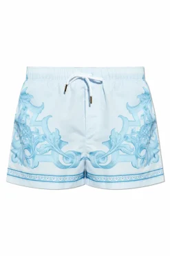 Versace jasnoniebieski Szorty kąpielowe