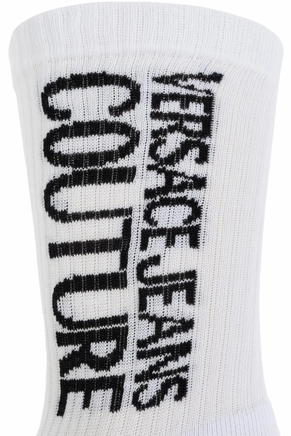Versace Jeans Couture BIAŁY Bawełniane skarpety z logo