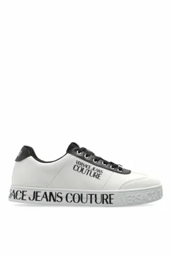 Versace Jeans Couture BIAŁY Buty sportowe z logo