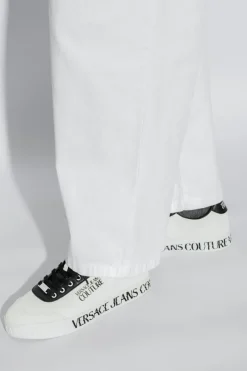 Versace Jeans Couture BIAŁY Buty sportowe z logo