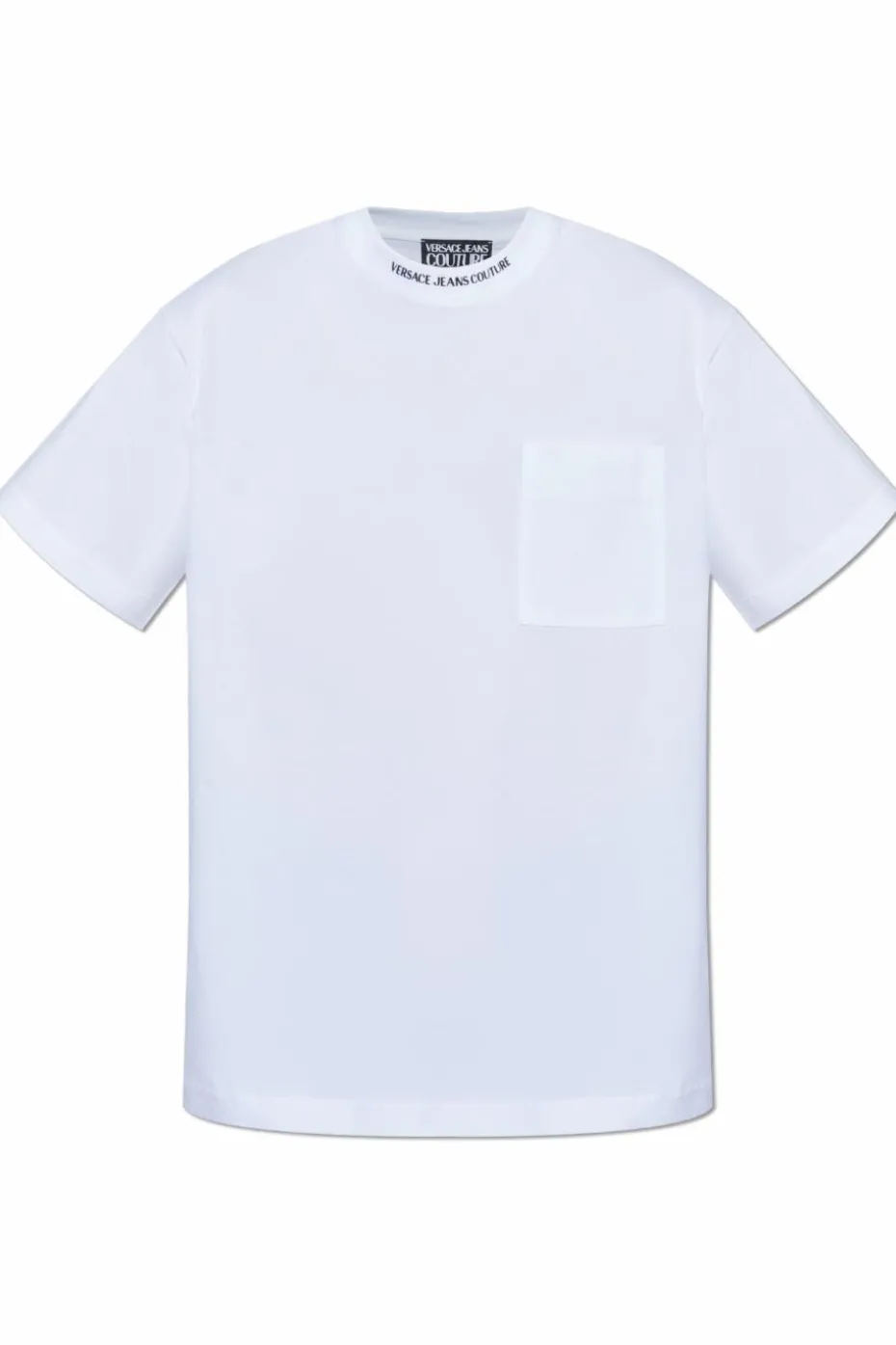 Versace Jeans Couture BIAŁY T-shirt z logo