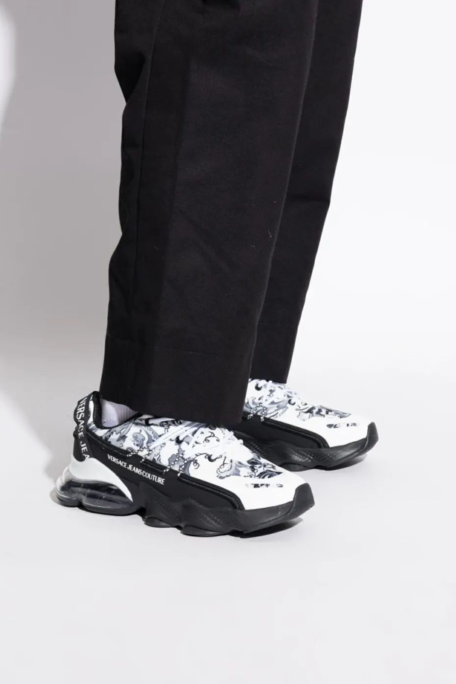 Versace Jeans Couture BIAŁY Buty sportowe
