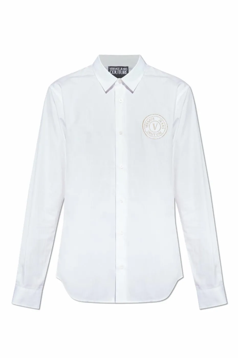 Versace Jeans Couture BIAŁY Koszula z wyszytym logo