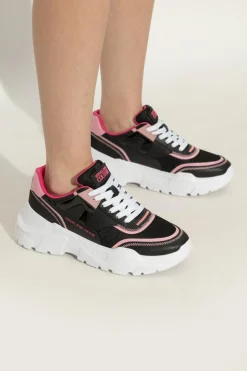 Versace Jeans Couture CZARNY Buty sportowe z logo