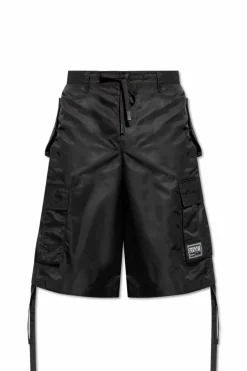 Versace Jeans Couture CZARNY Szorty typu `cargo`