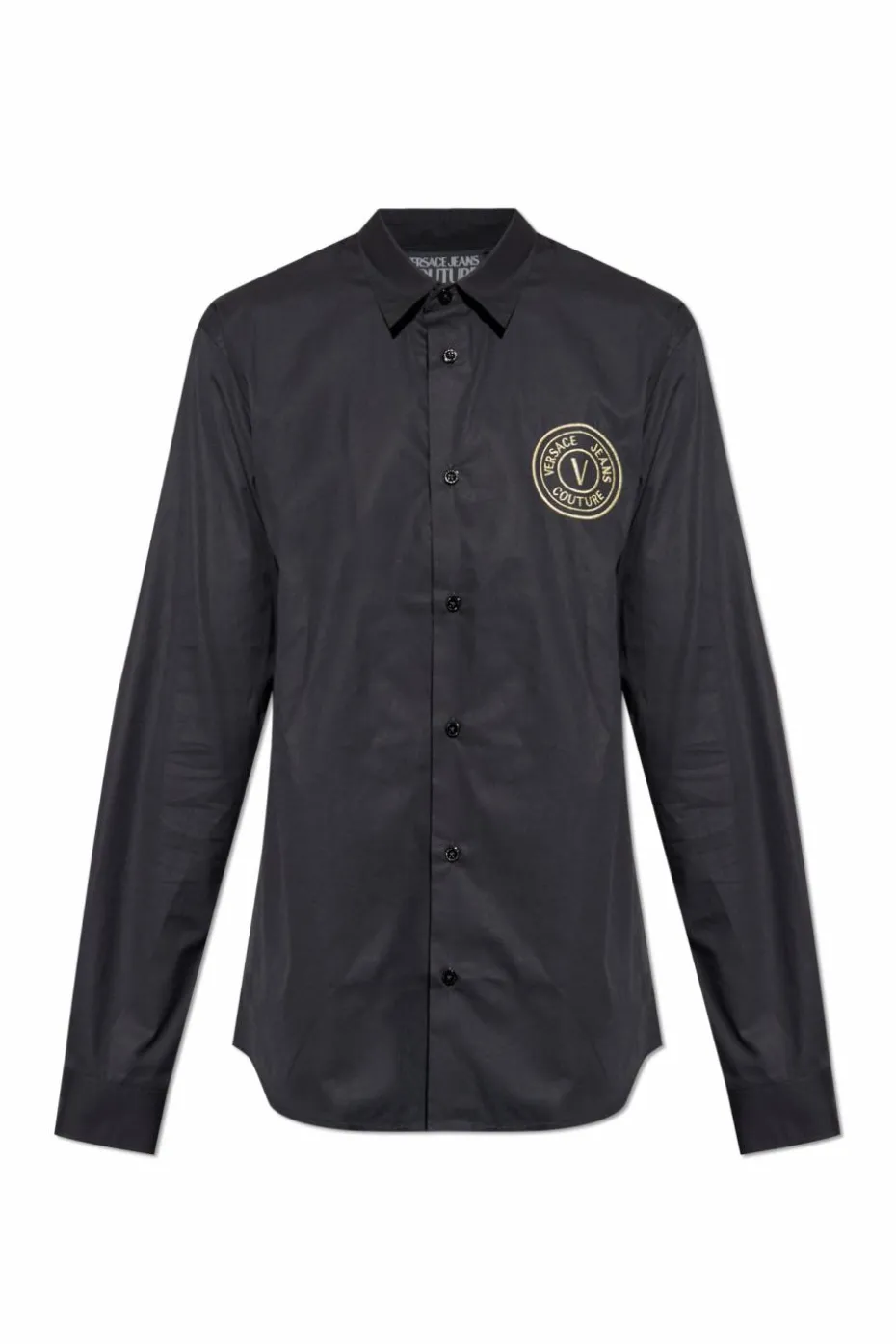 Versace Jeans Couture CZARNY Koszula z wyszytym logo