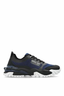 Versace Jeans Couture CZARNY Buty sportowe z nadrukowanym logo