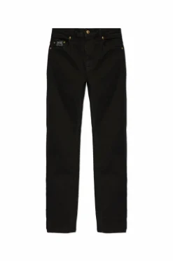 Versace Jeans Couture CZARNY Jeansy z logo