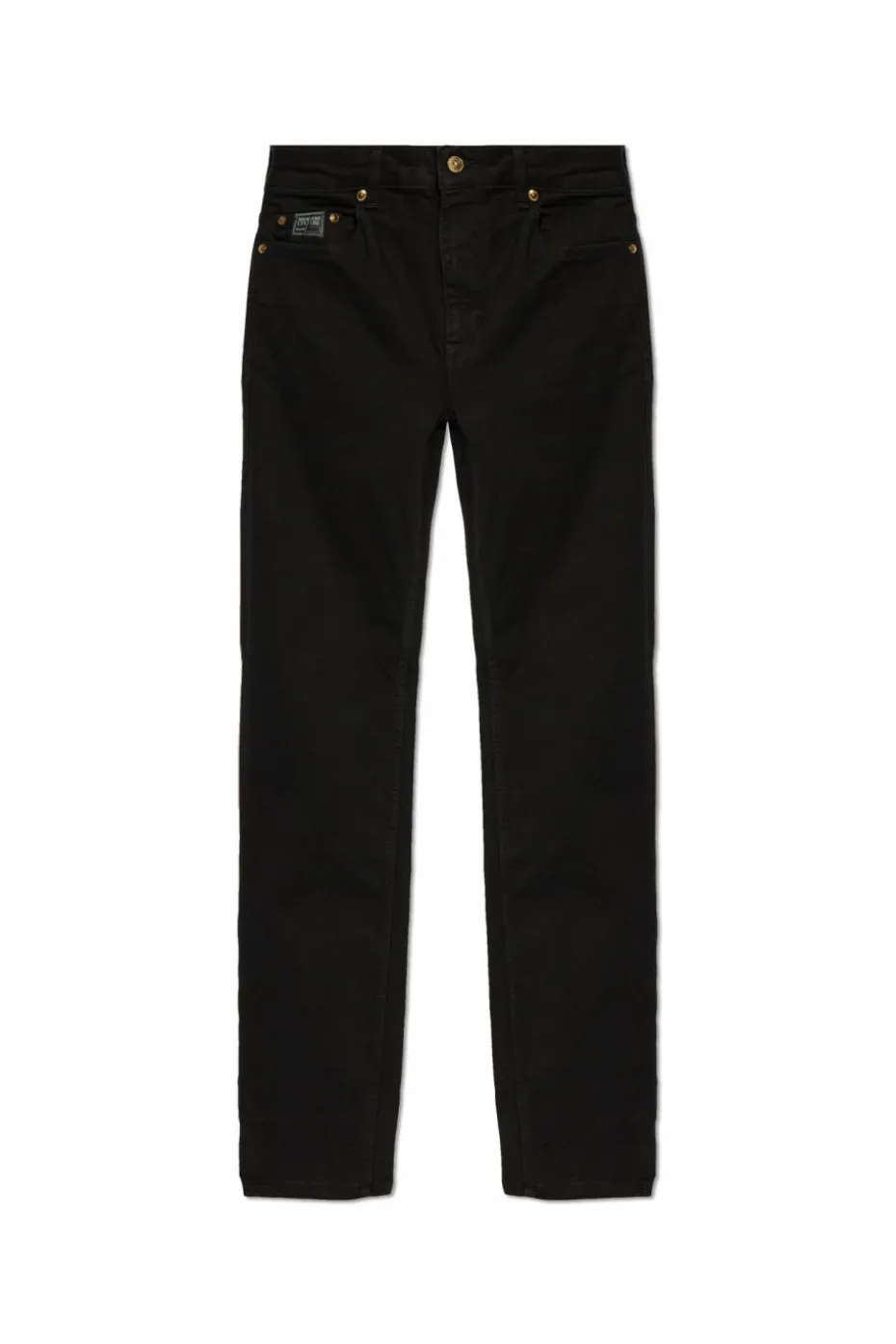 Versace Jeans Couture CZARNY Jeansy z logo