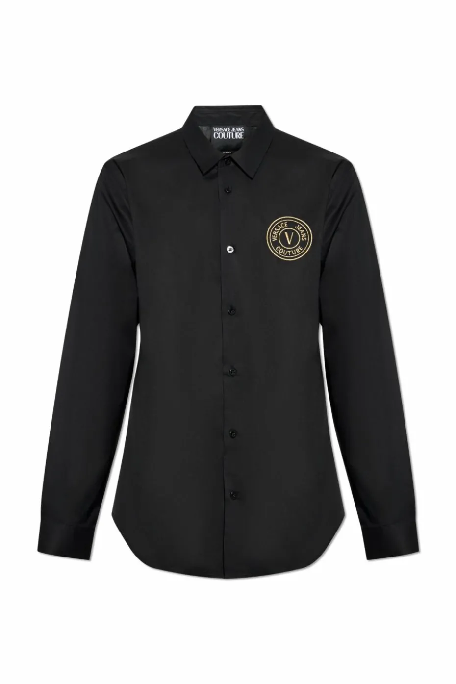 Versace Jeans Couture CZARNY Koszula z wyszytym logo