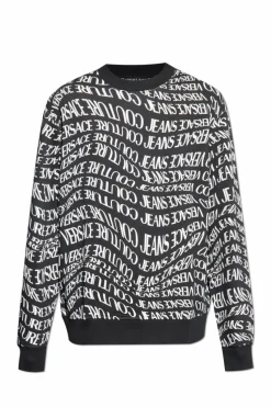 Versace Jeans Couture CZARNY Bluza z logo