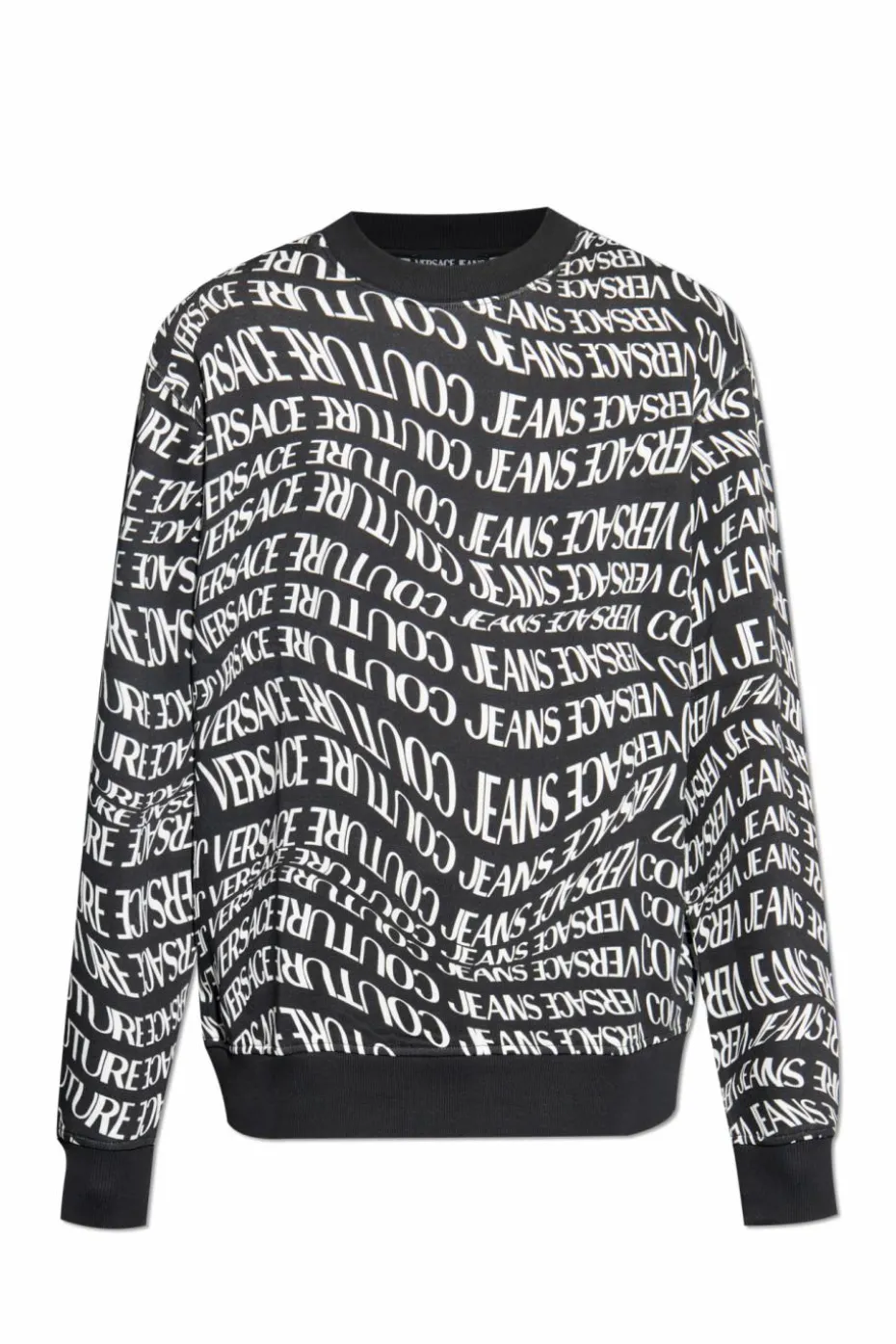 Versace Jeans Couture CZARNY Bluza z logo