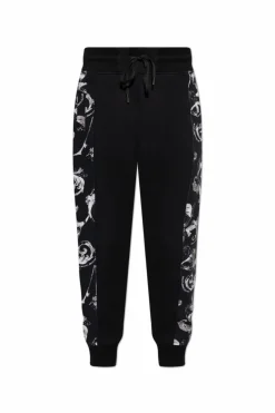 Versace Jeans Couture CZARNY Spodnie dresowe