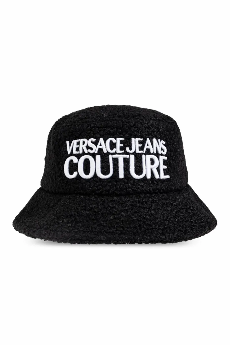 Versace Jeans Couture CZARNY Kapelusz z wyszytym logo