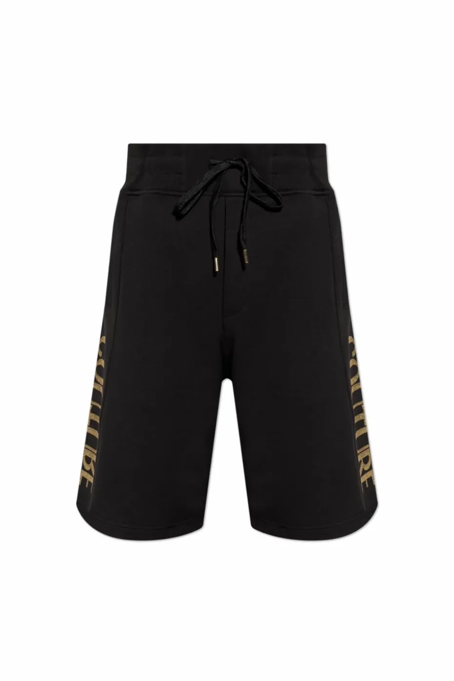 Versace Jeans Couture CZARNY Szorty z logo