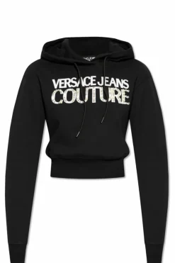Versace Jeans Couture CZARNY Bluza z logo