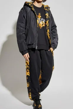 Versace Jeans Couture CZARNY Bluza z nadrukiem