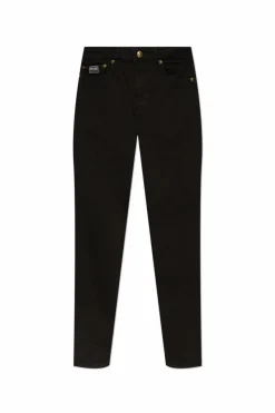 Versace Jeans Couture CZARNY Jeansy ze zwężanymi nogawkami