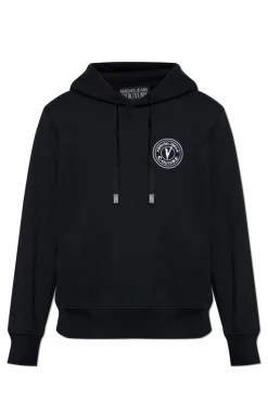 Versace Jeans Couture CZARNY Bluza z logo