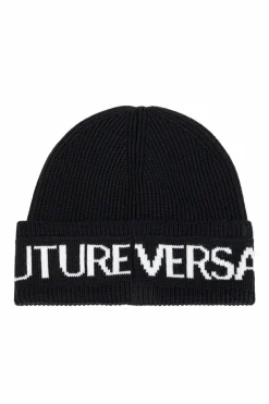Versace Jeans Couture CZARNY Czapka z logo
