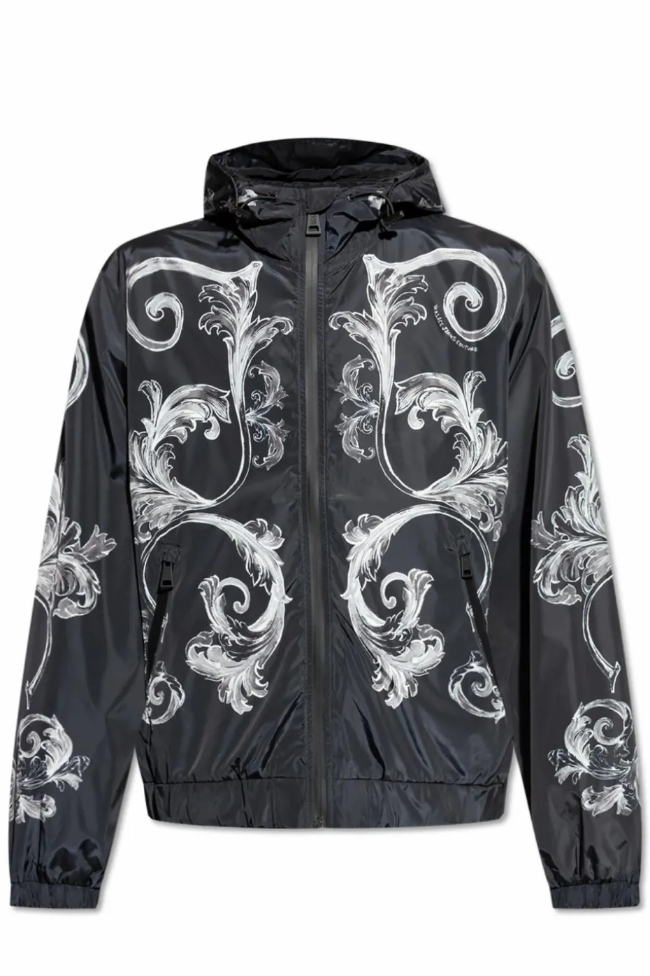 Versace Jeans Couture CZARNY Kurtka z kapturem