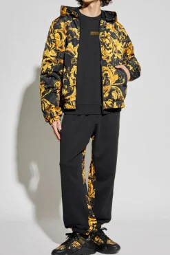 Versace Jeans Couture CZARNY Bluza z nadrukiem `Barocco`