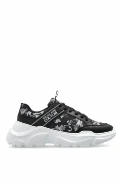 Versace Jeans Couture CZARNY Buty sportowe z nadrukiem `Barocco`