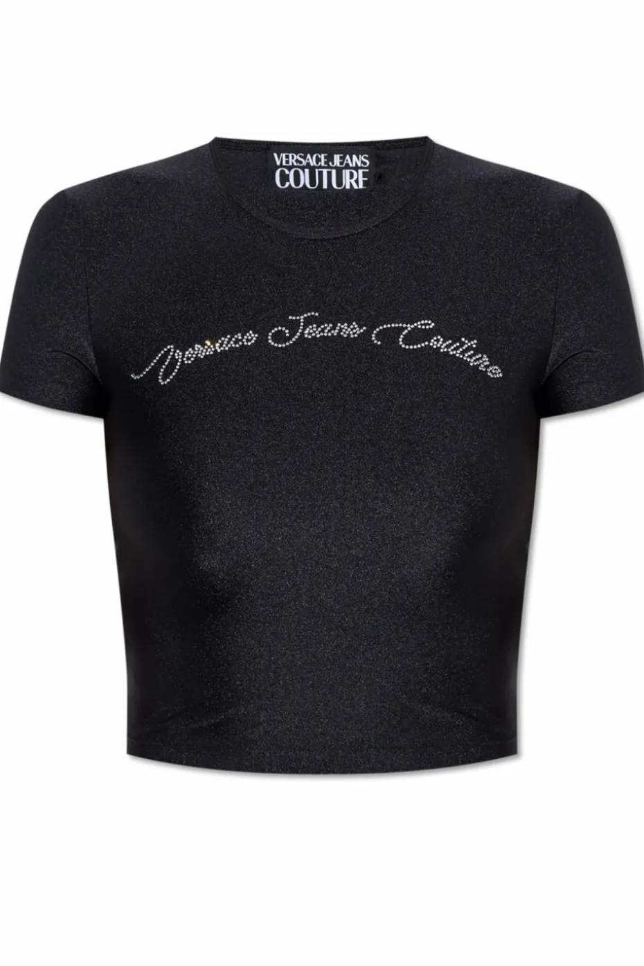 Versace Jeans Couture CZARNY Top z logo