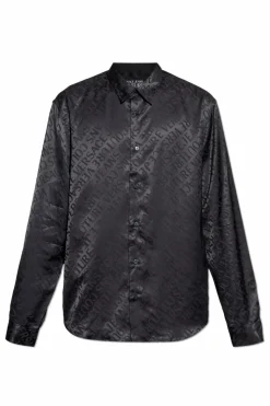 Versace Jeans Couture CZARNY Koszula z logo