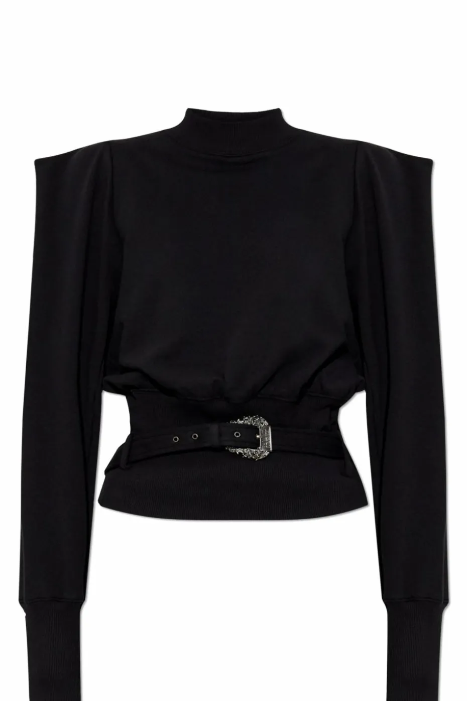 Versace Jeans Couture CZARNY Bluza z paskiem