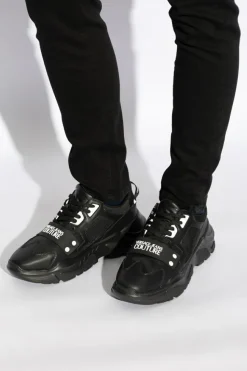Versace Jeans Couture CZARNY Buty sportowe z logo