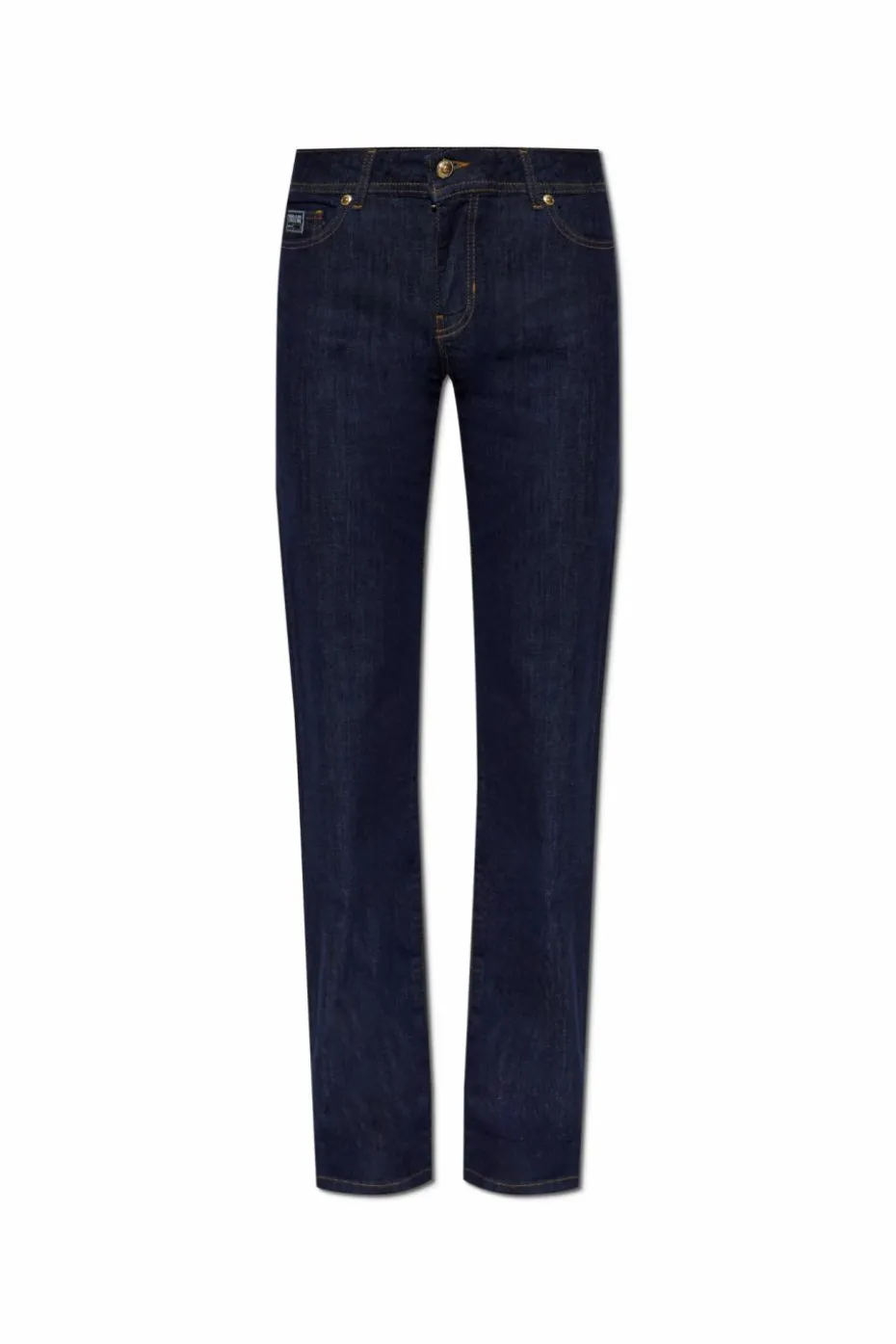 Versace Jeans Couture GRANATOWY Jeansy z nogawkami o prostym kroju