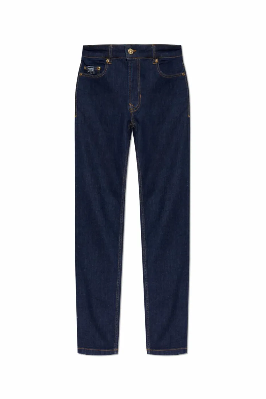 Versace Jeans Couture GRANATOWY Jeansy ze zwężanymi nogawkami