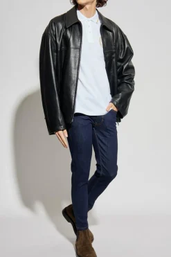 Versace Jeans Couture GRANATOWY Jeansy ze zwężanymi nogawkami